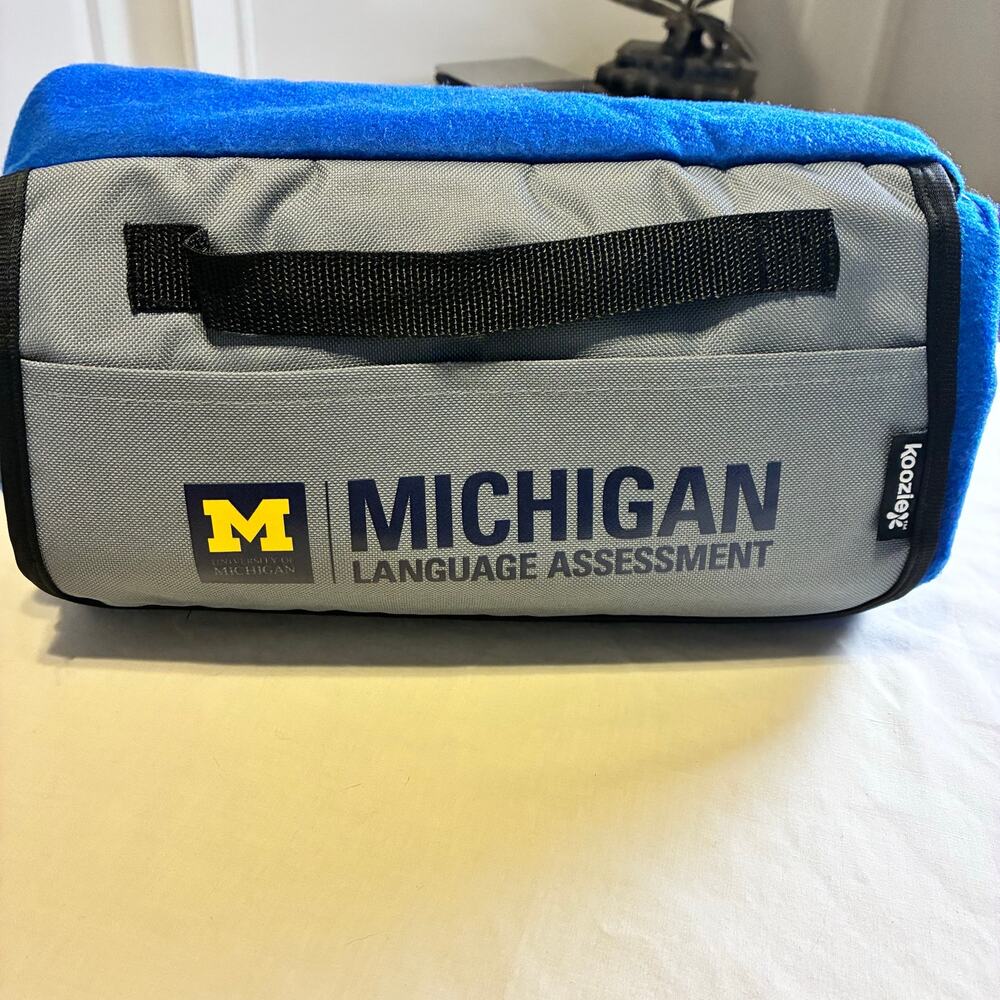 Koozie University of Michigan Stadium Blanket Roll Michigan Language Assessment